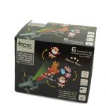 Projecteur laser avec films interchangeables Multicouleur 3 LED