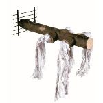 Trixie Perchoir naturel avec corde de jeu (25 cm)