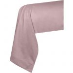 LOVELY CASA Taie de traversin -Taille 45x185 cm - 100% Coton certifi&eacute; Oeko-Tex - Excellente qualit&eacute; - Couleur Vieux Rose -Mod&egrave;le Eden - Linge de Lit pour Maison - Doux et Confortable - Mixte