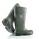 Bekina boots Bottes de sécurité de qualité pour Les Hommes, pour l'agriculture, très légères, isolantes, Souples, Confort élevé, Semelle antidérapante, résistante à l'huile, Graisse et détergent, Vert, EU 44