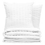 Parure de lit coton Irhia 240x220cm blanc