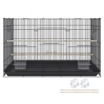 Cage À Oiseaux De 30 Pouces-Duoku-Grande Cage En Métal-Pour Perruches Calopsittes, Petits Perroquets, Inséparables, Perruches