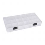 Boîte de Rangement "18 Cases" 21cm Transparent Prix