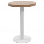 VidaXL Table de bistro Marron clair 60 cm MDF