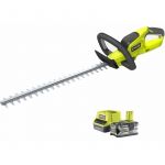 Ryobi Pack Taille-haies 18V OnePlus OHT1845 - 1 batterie 5.0Ah - 1 chargeur rapide 2.0Ah RC18120-150