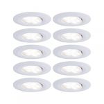 Paulmann Spot encastr&eacute; ext LED Calla par 10 blanc