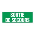 Novap Panneau Sortie de secours - Rigide 330x120mm - 4140391