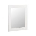 Décoration d'Autrefois Miroir Bois Blanc 90x4x110cm