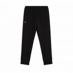 Lacoste Pantalon de survêtement homme en molleton de coton biologique Taille S Noir