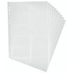 Durable 10 pochettes pour 10 cartes de visite et pour classeur Visifix