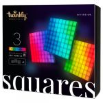 Twinkly Squares Extensions – Panneaux LED Contrôlés par Application avec 64 Pixels RVB