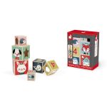 Janod Cubes empilables Baby Forest