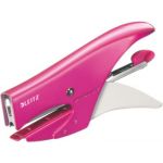 Leitz 5531-10-23 - Pince agrafeuse Wow capacité 15 feuilles coloris rose métallique