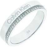 Calvin Klein Bague pour Femme Collection MINIMAL LINEAR avec cristaux - 35000200C