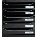 Exacompta 3104214D - Big-Box Glossy coloris noir/noir brillant