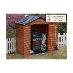 Viva Green Abri de jardin en PVC avec toit translucide 1,84 m2