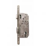 Vachette Serrure à larder noire à fouillot sans gâche - Clé I - Axe à 40 mm - Série D45 -