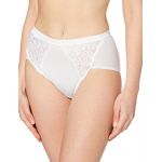 Sloggi Chic Midi 4P, Culotte Femme, Lot de 4 Blanc (WHITE 0003) FR:48 EU: 46