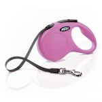 Flexi New classic, laisse sangle - S: 5 M, rose - TRIXIE