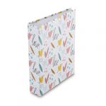 Hama Album Photo à Pochette et zone Mémo "Sassy" (200 photos 10x15cm,100 pages, Format 19x25cm, Look Livre, Pochette CD et Negatifs, Motif Love et Coeur) Multicolore