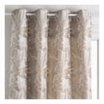 Atmosphera Rideau Jacquard &agrave; &OElig;illets "Bejuco" 140x260cm Lin