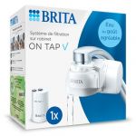 Brita Système de Filtration sur Robinet on Tap V (Inclus x1 Filtre à Eau) - pour Une Eau filtrée au goût agréable instantanément, Directement Depuis Votre Robinet de Cuisine.