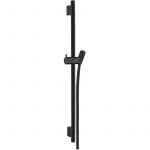 Hansgrohe Unica Barre de douche S Puro 65 cm avec flexible de douche, noir mat