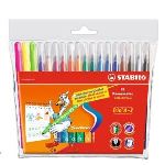 Stabilo Pochette de 18 feutres Trio A-Z
