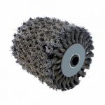 Far Tools Brosse fibre m&eacute;tal torsad&eacute;es pour r&eacute;novateur REX 120 B meulage