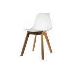 : Chaise Scandinave Coque Blanc NORWAY