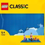 Lego 11025 Classic La Plaque De Construction Bleue 32x32, Socle de Base pour Construction, Assemblage et Exposition