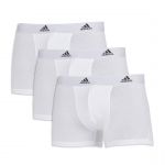 Eminence Lot de 3 boxers homme Active Flex Coton Adidas blanc