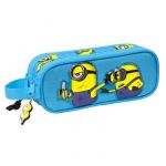 Safta Trousse Double Minions Minionstatic 21 x 8 x 6 cm, Multicolore, Standard (812228513), Multicolore, Estándar, décontracté