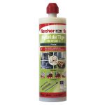 Fischer R&eacute;sine de scellement hybride ton pierre - 380 ml - FIS HT