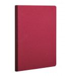 Clairefontaine 795402C - Carnet Age Bag 14,8 x 21 cm, 192 pages 90 g/m² brochure dos toilé, couv. rouge, uni