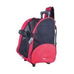 Sac transport dynamic a roulettes rouge