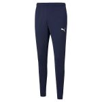 Puma Bas de Survêtement teamRISE Poly - Bleu Marine/Blanc, pointure Medium - Bleu - Taille Medium