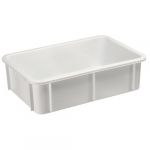 Gilac Bac gerbable en plastique blanc - 25 litres