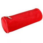 Waytex Trousse ronde unie 931280 - 21cm Diam&egrave;tre 7.5cm Textile Rouge uni