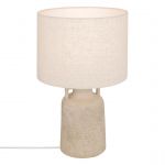 Atmosphera Lampe à poser champignon secteur Gibus gris H45,5cm créateur d'intérieur