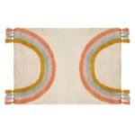 Tapis Déco Enfant "Arc en Ciel" 100x150cm Multicolore Prix
