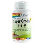 Solaray Super Om&eacute;ga 3-7-9 + Vitamine D 60 g&eacute;lules