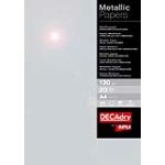 Decadry PC Papers Pochette 20 feuilles de papier m&eacute;tallis&eacute; 130 g (A4)