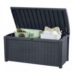 Keter Borneo anthracite - Coffre de rangement 400L