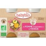 BabyBio Petits pots Pomme mangue 2 x 130g - dès 4 mois