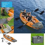 Kayak gonflable orange 2 places 321 x 100 cm LIDAZO de BESTWAY