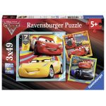 Ravensburger Cars 3 Pr&ecirc;ts pour la course - Puzzle 3 x 49 pi&egrave;ces