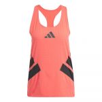 Adidas Road To Records Débardeur Tank Top Femmes - Corail, Noir, Taille M