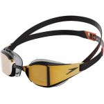 Speedo Fastskin Hyper Elite Mirror Goggles, black/dragon fire/gold Lunettes de natation