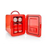 Nedis Mini r&eacute;frig&eacute;rateur portable 4L AC 100 -240 V/12 V Rouge